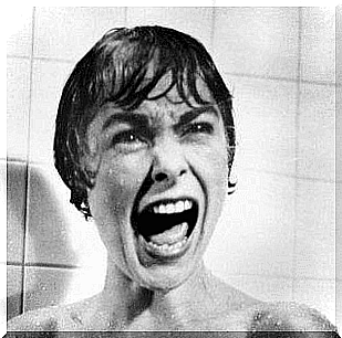 Scene from the movie Psycho