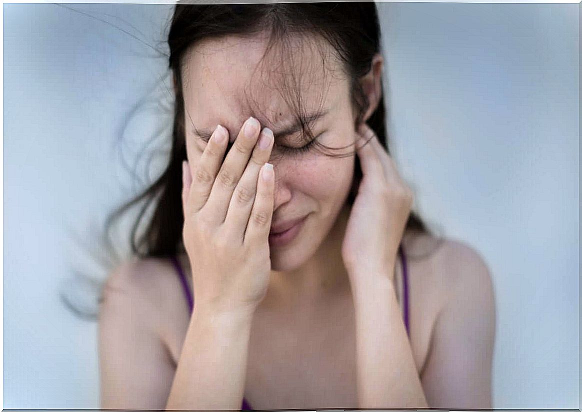 woman suffering from anxiety