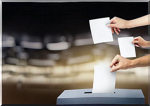 People voting in elections